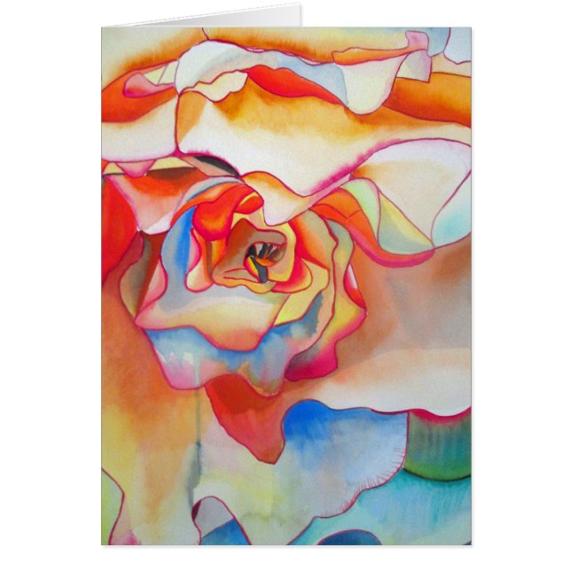Fred martin begonia watercolour art cards (Front)