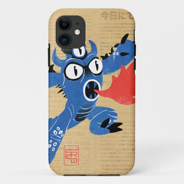 Fred Monster Suit Case-Mate iPhone Case (Back)