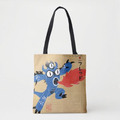 Fred Monster Suit Tote Bag