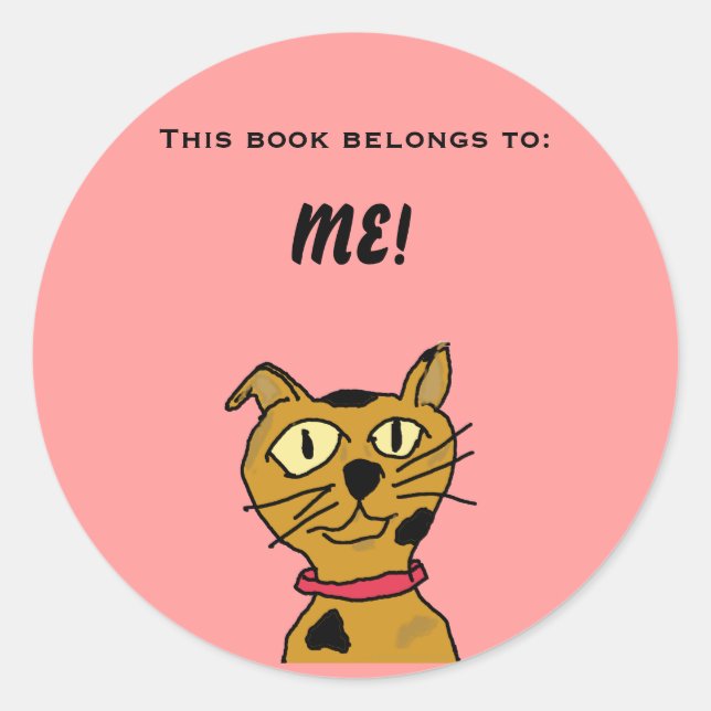 Fred the Cat book plate (Front)