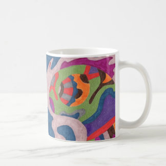 Fred the Cosmic Worm, Abstract Art Mug