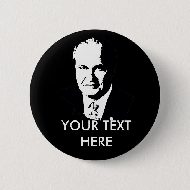 Fred Thompson Gear Pinback Button (Front)