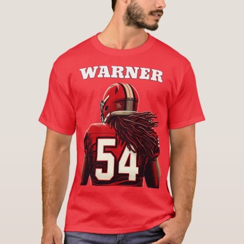 Fred Warner 49ers San Francisco illustration  Team T_Shirt