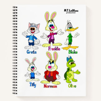 Freddie Bunny & Friends Notebook