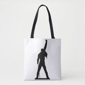 Freddie Mercury Pose Silhouette Tote Bag