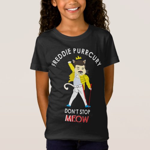 Freddie Purrcury Cute Cat I Music Band Lover Gift T_Shirt