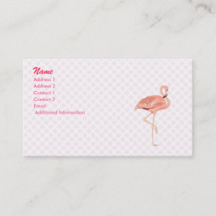 Freddy Flamingo Business Card