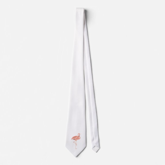Freddy Flamingo Neck Tie (Front)
