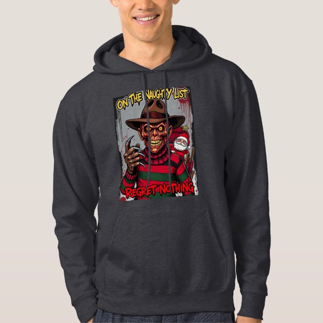 Freddy On The Naughty List Hoodie (Front)