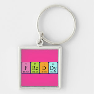 Freddy periodic table name keyring
