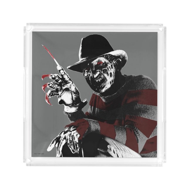Freddy vs. Jason | Freddy Seeing Red Acrylic Tray (Front)
