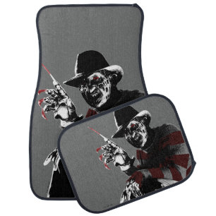 Freddy vs. Jason   Freddy Seeing Red Car Floor Mat
