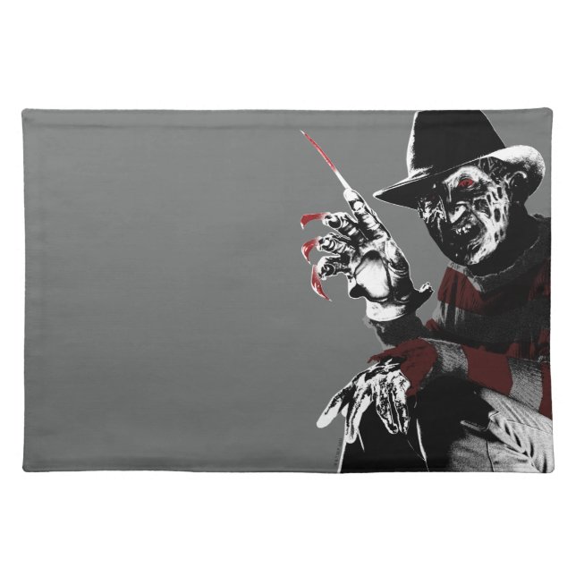 Freddy vs. Jason | Freddy Seeing Red Cloth Placemat (Front)