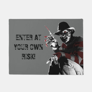 Freddy vs. Jason Freddy Seeing Red Doormat