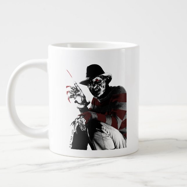 Freddy vs. Jason | Freddy Seeing Red Giant Coffee Mug (Left)