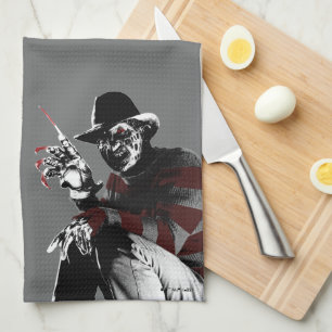 Freddy vs. Jason   Freddy Seeing Red Kitchen Towel
