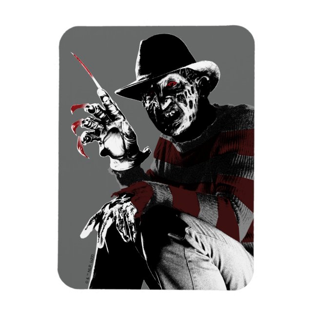 Freddy vs. Jason | Freddy Seeing Red Magnet (Vertical)
