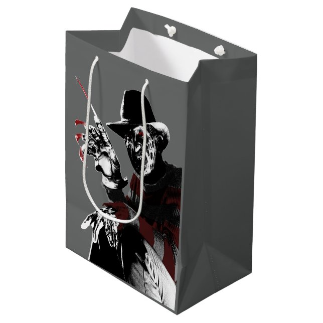 Freddy vs. Jason | Freddy Seeing Red Medium Gift Bag (Front Angled)