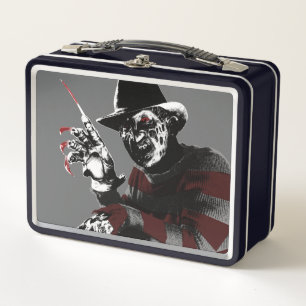 Freddy vs. Jason Freddy Seeing Red Metal Lunch Box