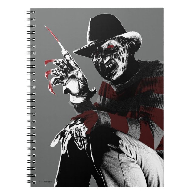 Freddy vs. Jason | Freddy Seeing Red Notebook (Front)