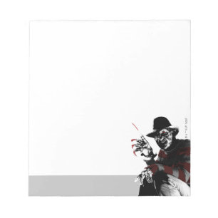 Freddy vs. Jason Freddy Seeing Red Notepad