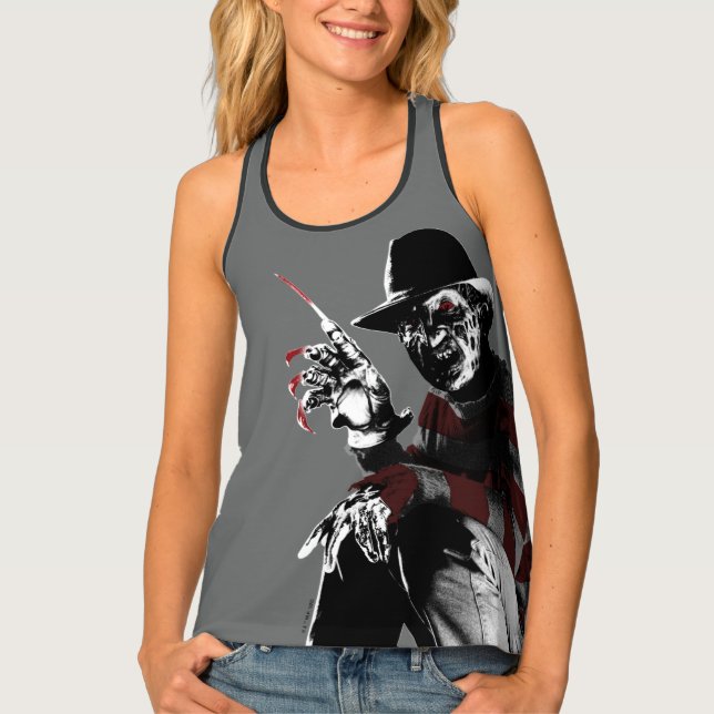 Freddy vs. Jason | Freddy Seeing Red Tank Top (Front)