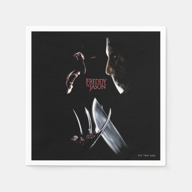 Freddy vs. Jason | Theatrical Poster Napkins (Front)