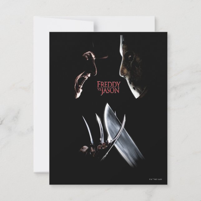 Freddy vs. Jason | Theatrical Poster Note Card (Front)