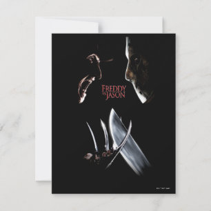 Freddy vs. Jason Theatrical Poster Note Card