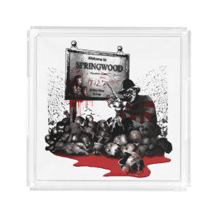 Freddy vs. Jason   Welcome to Springwood Acrylic Tray