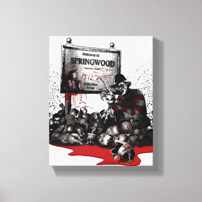 Freddy vs. Jason | Welcome to Springwood Canvas Print (Front)