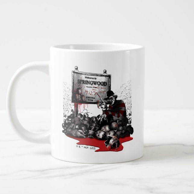 Freddy vs. Jason | Welcome to Springwood Giant Coffee Mug (Left)