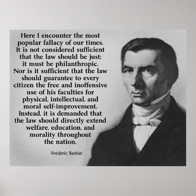 Frederic Bastiat The Law Poster (Front)
