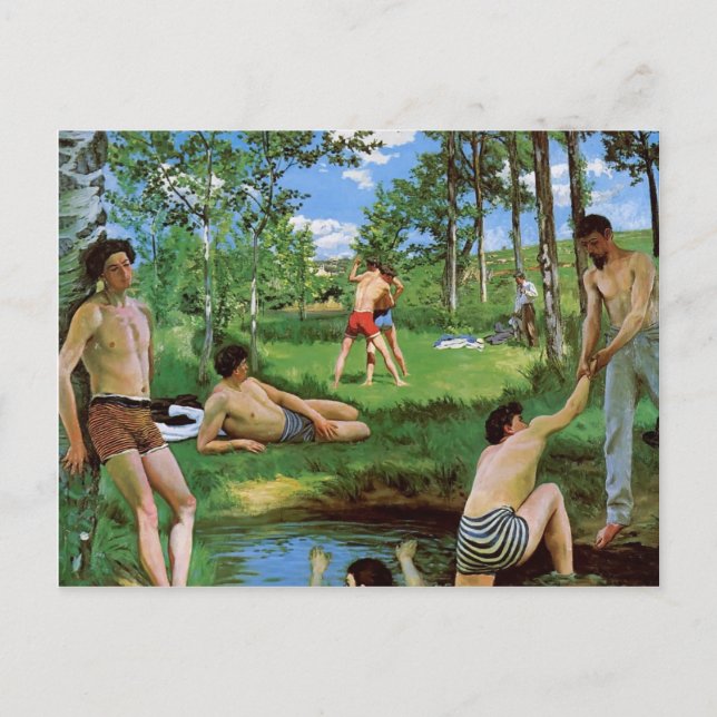Frederic Bazille- Bathers (Summer Scene) Postcard (Front)