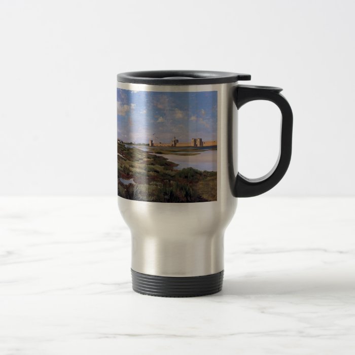 Frederic Bazille  Landscape of Aigues Mortes Coffee Mug