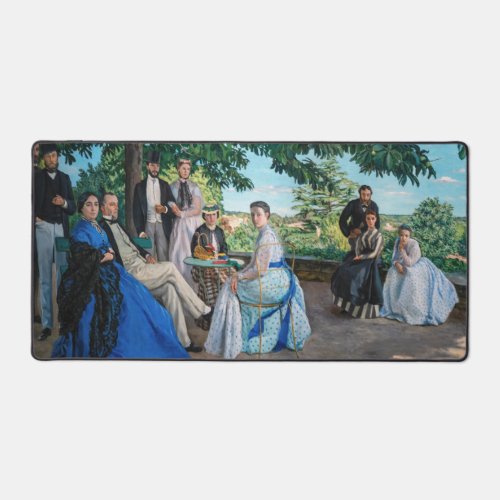 Frederic Bazille _ The Family Reunion Desk Mat