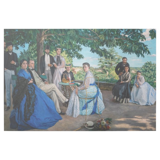 Frederic Bazille - The Family Reunion Gallery Wrap (Front)
