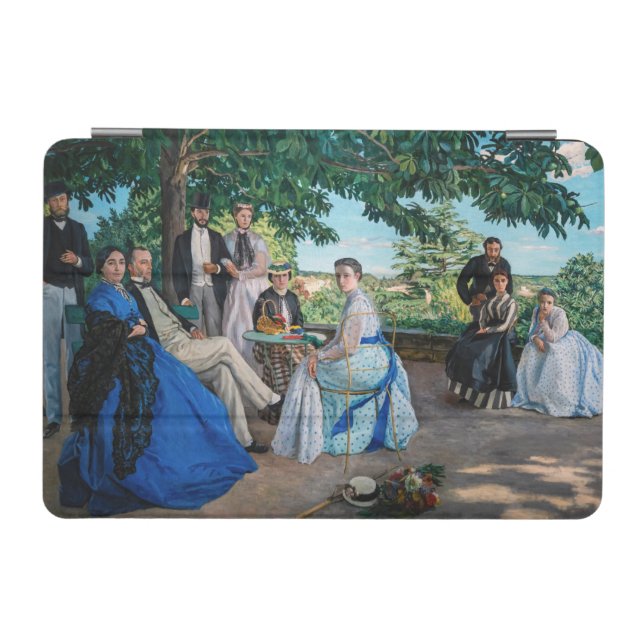 Frederic Bazille - The Family Reunion iPad Mini Cover (Horizontal)