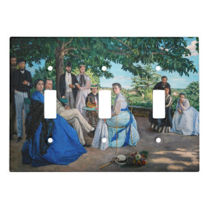 Frederic Bazille - The Family Reunion Light Switch Cover