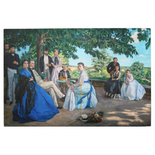 Frederic Bazille - The Family Reunion Metal Print