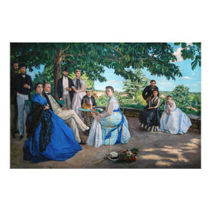 Frederic Bazille - The Family Reunion Photo Print