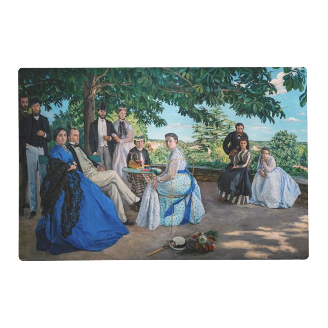 Frederic Bazille - The Family Reunion Placemat (Front)