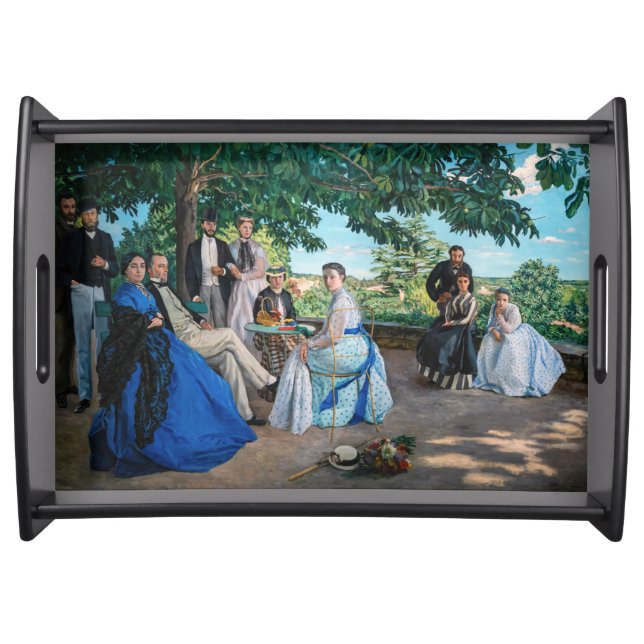 Frederic Bazille - The Family Reunion Serving Tray (Front)