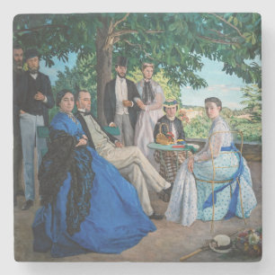 Frederic Bazille - The Family Reunion Stone Coaster