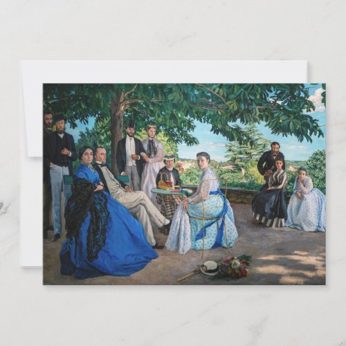 Frederic Bazille _ The Family Reunion Thank You Card