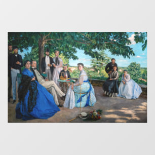 Frederic Bazille - The Family Reunion Wall Decal
