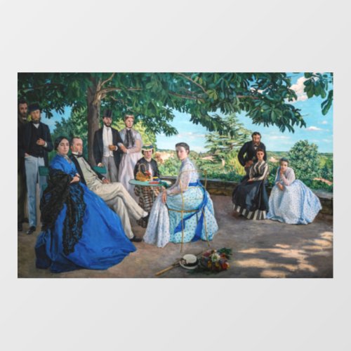 Frederic Bazille _ The Family Reunion Wall Decal