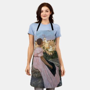 Frederic Bazille - The Pink Dress Apron