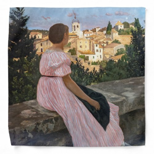 Frederic Bazille _ The Pink Dress Bandana