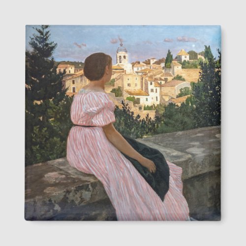 Frederic Bazille _ The Pink Dress Magnet